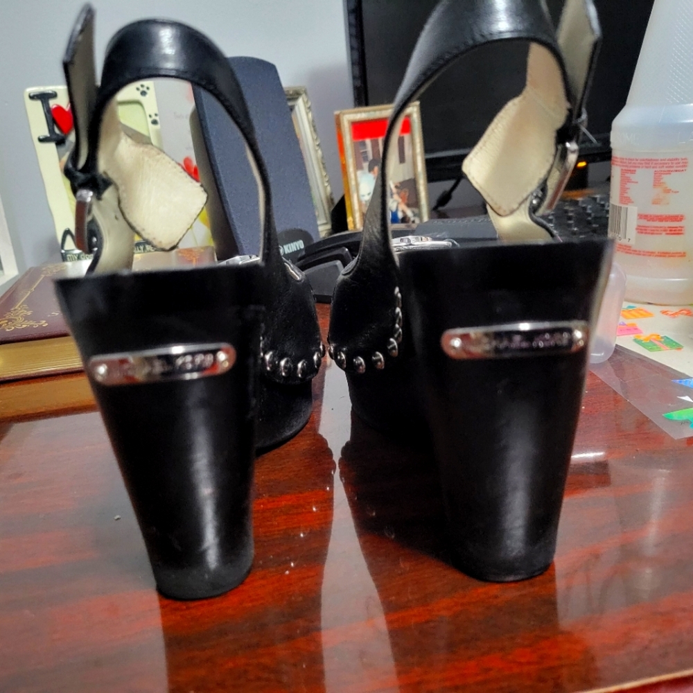 Michael Kors slingback cut out studded sandals